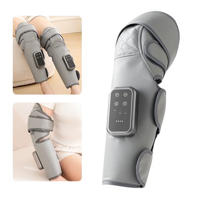 Wireless Electric Leg Massager with Heated Air Pressure 360° Wrap Portable Warm for Knee Cold Legs & Joints