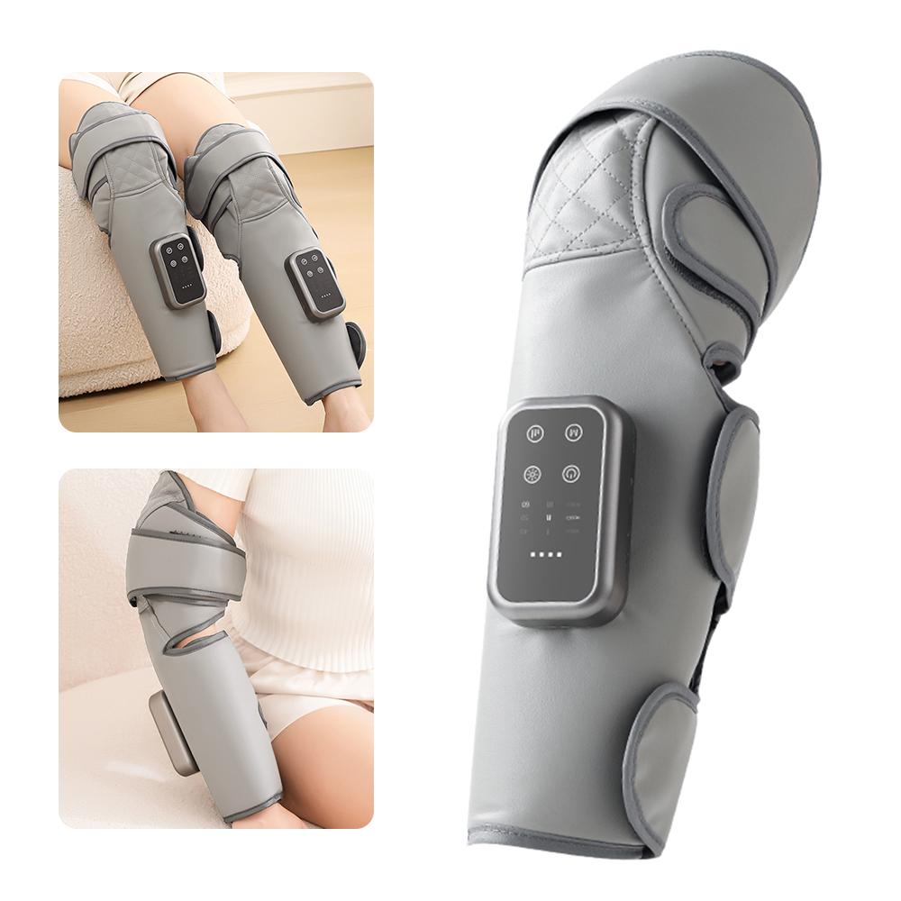 

Portable Wireless Knee Calf Massager with Heated Air Pressure 360° Wrap for Leg Joints Muscles Relaxation And Cold Legs Relief