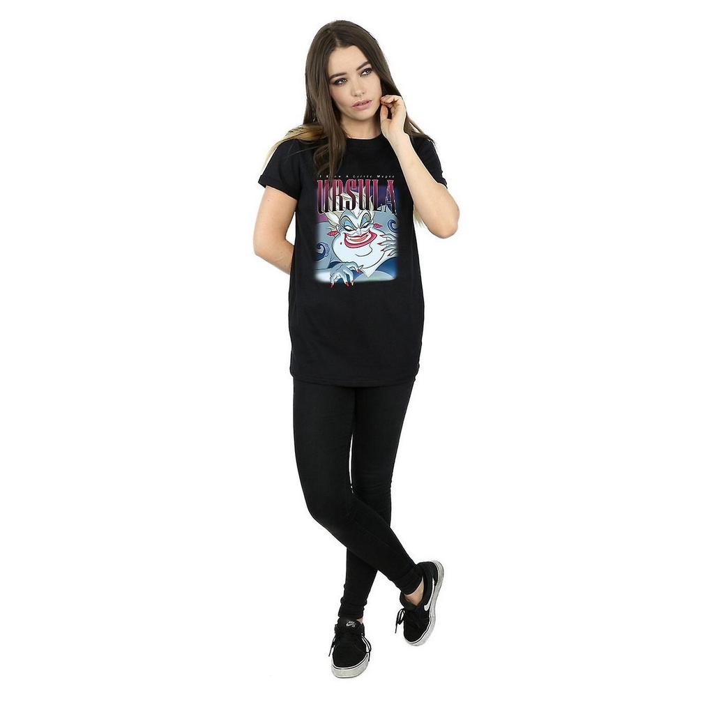 The Little Mermaid Womens/Ladies Ursula Montage Cotton Boyfriend T-Shirt