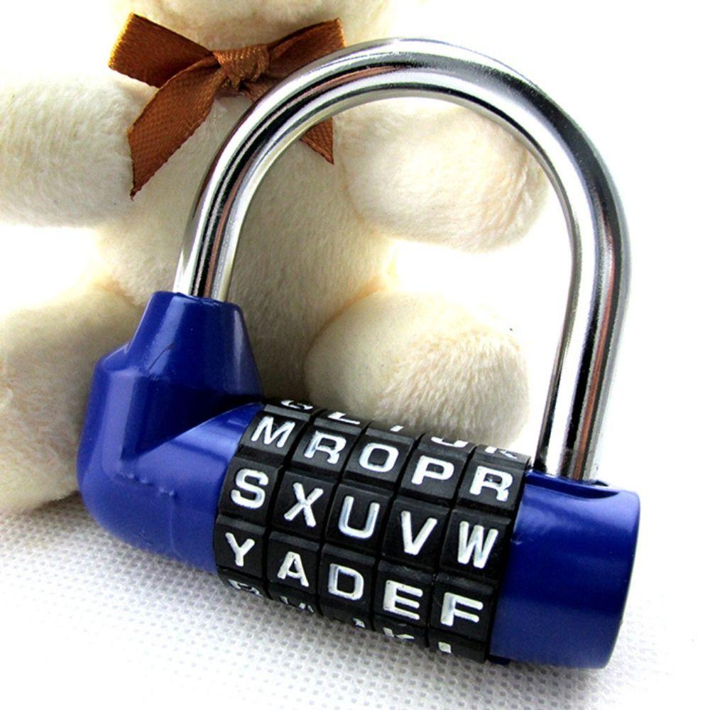 Security 5 Letter Combination Padlock Changeable Travel  Password Lock Code Password Lock  Toolbox