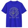 Emotional Support Husband Do Not Pet Funny Monkey TShirt Cool TShirts Short Sleeve Tops Beach Cotton Plus Size Top Tees