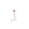 Nanocable Power Strip 4 Outlets 1-4m with White Nanocable Switch 4 Outlets - 250v - Protection