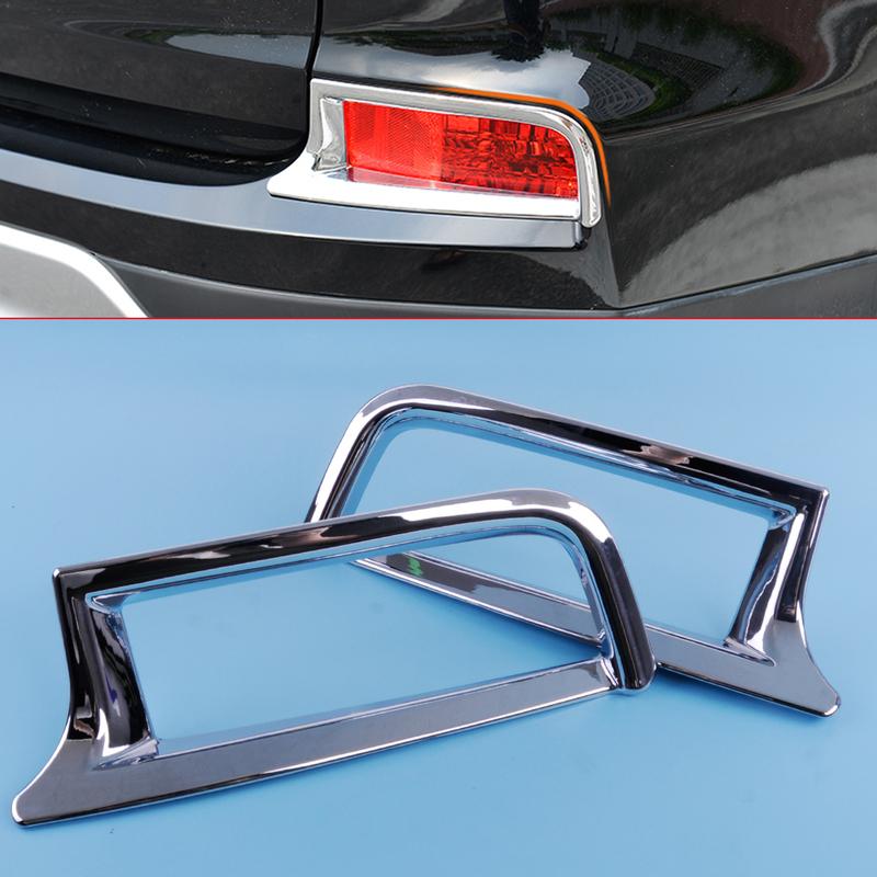 beler Car Chrome Plated Rear Fog Light Lamp Cover Bezel Trim Adatto per Honda CR-V CRV 2015 2016