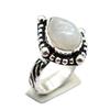 Moonstone Ethnic Handmade Ring Jewelry US Size-5.75 R 5603