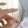 Light Luxury Sparkling Zircon Simple Bracelet for Women Exquisite 925 Sterling Silver Jewelry Gift