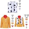 Kostým Woody z Toy Story z polyesterové látky pro Halloween a hraní rolí