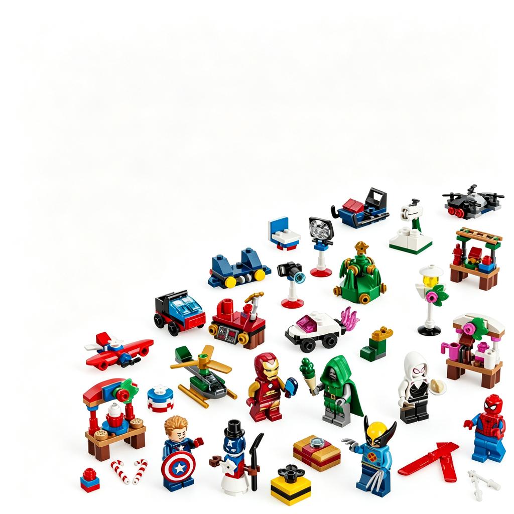 Spider-Man Iron Man Captain America Superhero Advent Calendar 2026 #76340