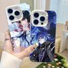 Genshin Impact Flins Columbina Colorful Phone Case Silver Suitable For iPhone 12 11 13 14 15 16 17 Max Pro Plus X XR XS