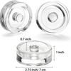 Heavy Wide Mouth Mason Jar Lid Transparent Sealed Storage Container Lid  Kitchen Supplies