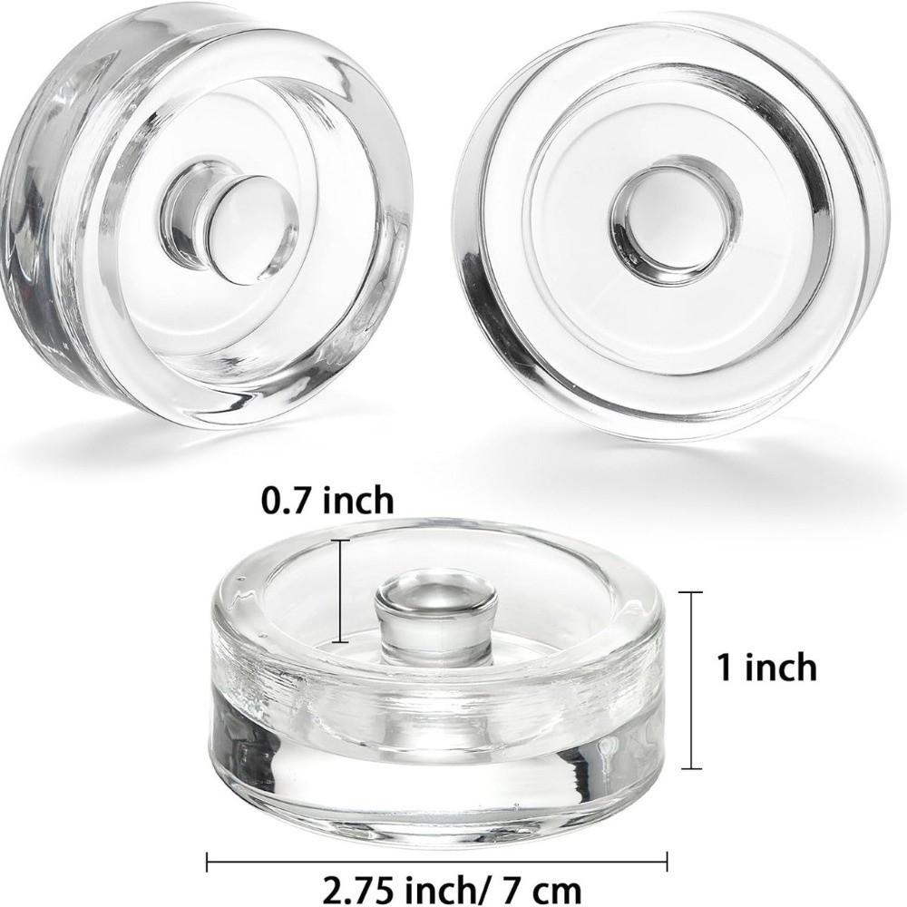 Heavy Wide Mouth Mason Jar Lid Transparent Sealed Storage Container Lid  Kitchen Supplies
