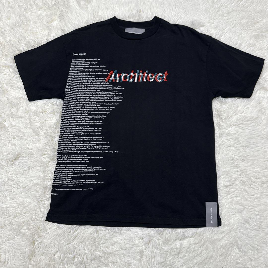 

[USED] ARCHITECT.4 VRCHIVE graphic logo English print T-shirt