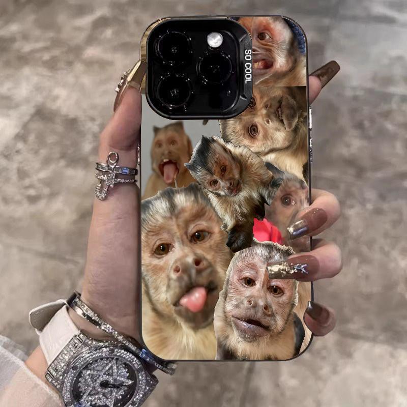 Funny Monkey Pattern Phone Case For Samsung Galaxy S26 Ultra S25 S24 Plus S23 FE S22 S21 S20 A15 A16 A54 A53 A34 A35 A55 Cover