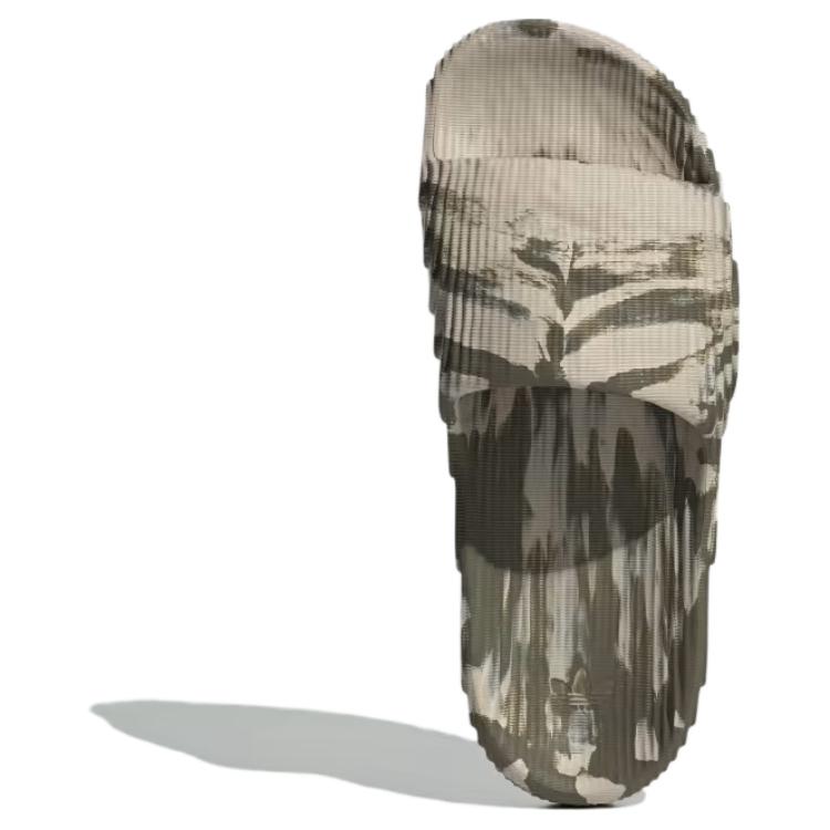 Adidas Adilette 22 Slide Wonder Beige Olive Strata Adidași Unisex Crem Negru-Core IG5918