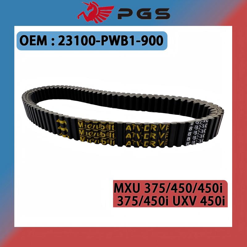 

Drive Belt For MXU 375 450 450i Maxxer UXV 450i Textron Alterra Prowler 500 23100-PWB1-900 KYMCO Maxxer MXU400 MXU 400