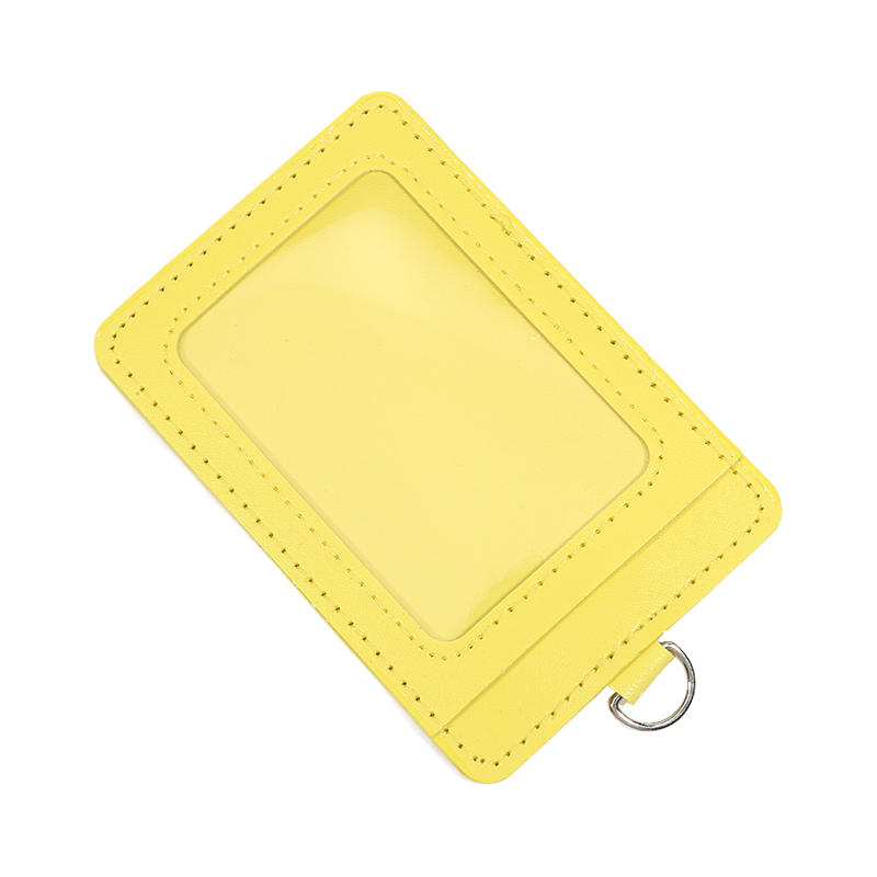 Simple Chest Card Holder Multi Slot PU ID Card Holder Practical and Durable Factory Work Card Student Card Holder