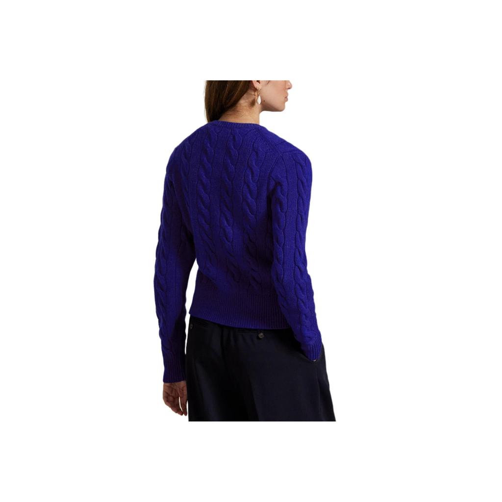 Polo Ralph Lauren Cable Knit Wool Cashmere Cardigan Sweater Women Sweater 211972104-010