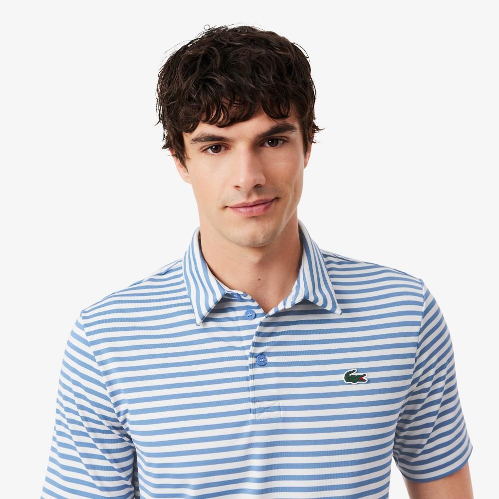 Lacoste Men's Golf Striped Short-Sleeve Polo Shirt DH3187-56G2QB