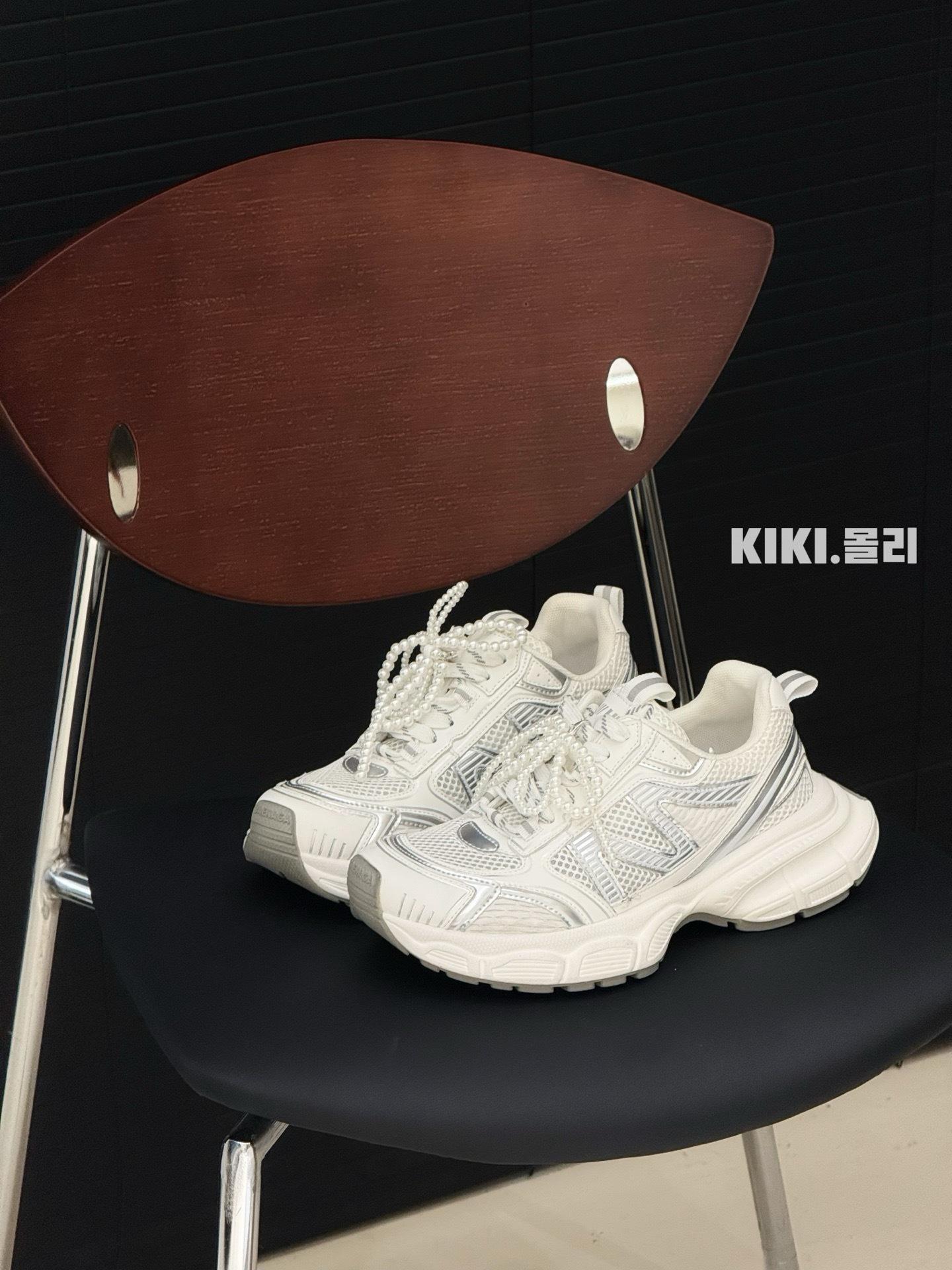 

BV leather mesh dad shoes women s summer breathable versatile thick sole heightening sports and leisure shoes tide 40 белый