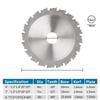 1pcs Metal Cutting Blade 4"/7"/8" 20T 32T 48T Circular Saw Blade For Aluminum Iron Steel Metal Cutting Disc Carbide Saw Blade