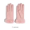 Women's Autumn/Winter Fleece-Lined Wool Gloves