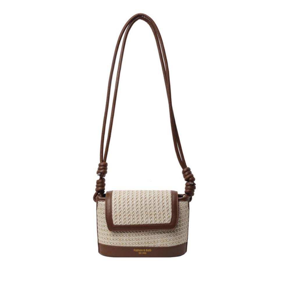 Shopping Bag Straw Bag Large Capacity Bohemian Shoulder Bag Simple Weave Bag  Summer