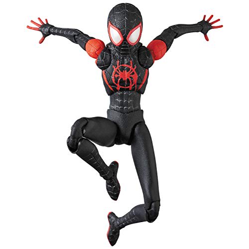 Medicom Toy MAFEX No. 236 Spider-Man (Miles Morales) Renewal Ver. Pre-painted Action Figure, Approximately 130mm Tall