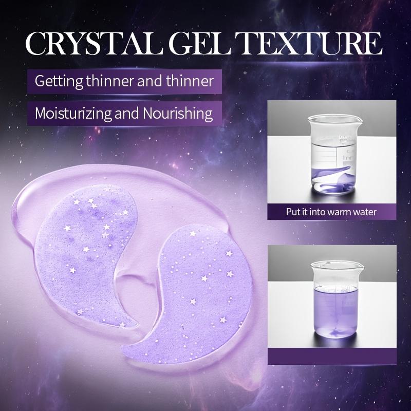 60 pièces SADOER Masque Yeux Collagène Cristal Raisin Anti Cernes Sous Les Yeux Hydratant Anti-Rides Anti-Âge Patchs Yeux