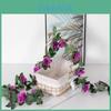 Rose Flower Garland With Silk Flowers For Wedding Decor And Outdoor Events
