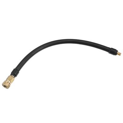 X AUTOHAUX Tire Valve Connection Pipe Air Inflator Extension Rubber Hose Vent Flexible Copper 30cm Female Thread for Car Motorcycle