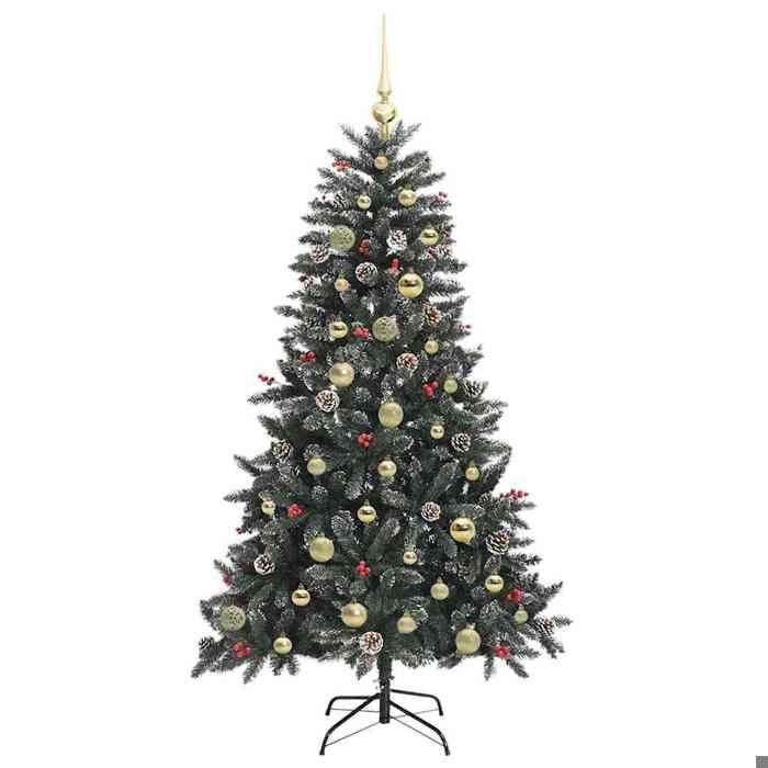 Maison Exclusive - Sapin de Noël artificiel Vert 150 cm PVC, plastique et acier