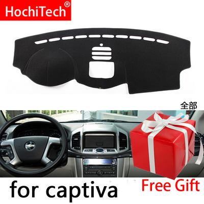 Pour Chevrolet Captiva 2010-2017 Conduite à droite et à gauche Couvertures de tableau de bord de voiture Tapis Pare-soleil Coussin Tapis Accessoires
