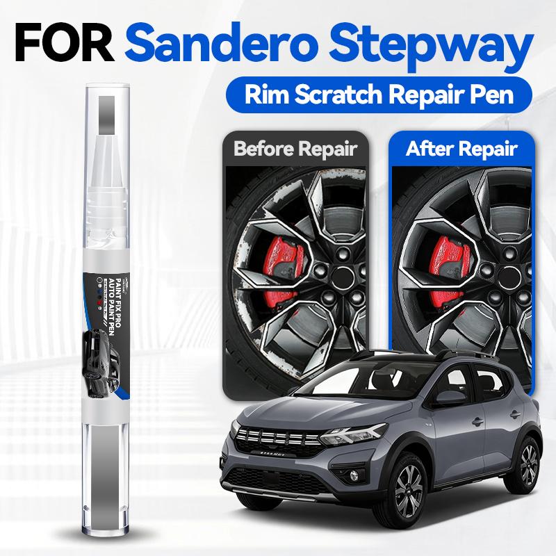 Purpose Vehicle Car Paint Repair Pen For 2013-2025 Dacia Sandero Stepway Paint Scratch Repair Accessories Blue Green Grey Red Wh