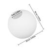 Round Glass Lampshade Decorative for Table Lamp Floor Lamp Replacement Light Fixture Cover Home Office Glass Lampshade