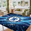 Chelsea FC Design Crystal Velvet Rug Soft Decorative Mat for Bedroom Entrance