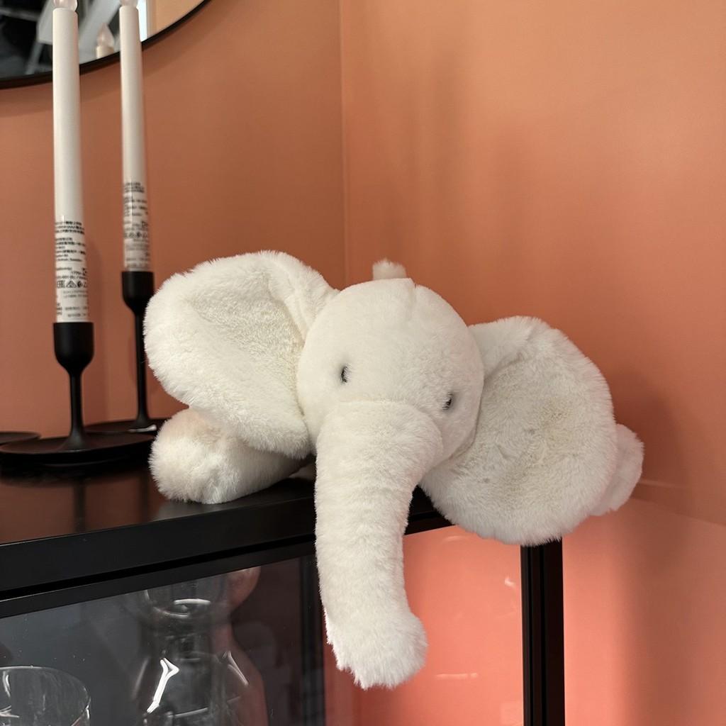 Plush Toy Elephant Stuffed Animal Doll Bedroom Decoration Kids Adorable Gift