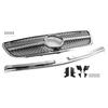 Diamond Front Bumper Grill Grille Fit Mercedes Vito W447 2015-19 GT Stlye