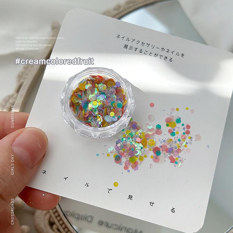 

1 коробка дофамин, конфеты, звезды, блестки для ногтей, фантазийные макароны, цветные украшения для дизайна ногтей, аксессуары для маникюра «сделай сам», подарок для домашнего салона разноцветный