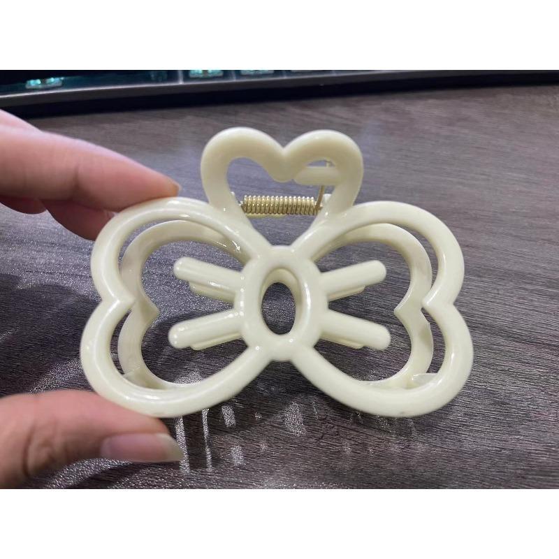 New Cute Bow Hair Clip Claw Clamp Elegant Kawaii Hair Claw Updo Barrettes Headwear Girls Women Hair Accessories
