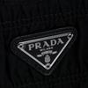 Prada Neuauflage Hobo gefaltete Mini-Handtasche aus Nylon und Saffiano-Leder Damenhandtaschen Schwarz 1NE204-QR1-F0002