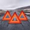 Red Reflective Warning Triangles Portable Folding Car Warning Sign  Breakdown Rescue