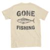 Gone Fishing - Back Print - Classic Unisex Crewneck T-shirt Unisex T-Shirt
