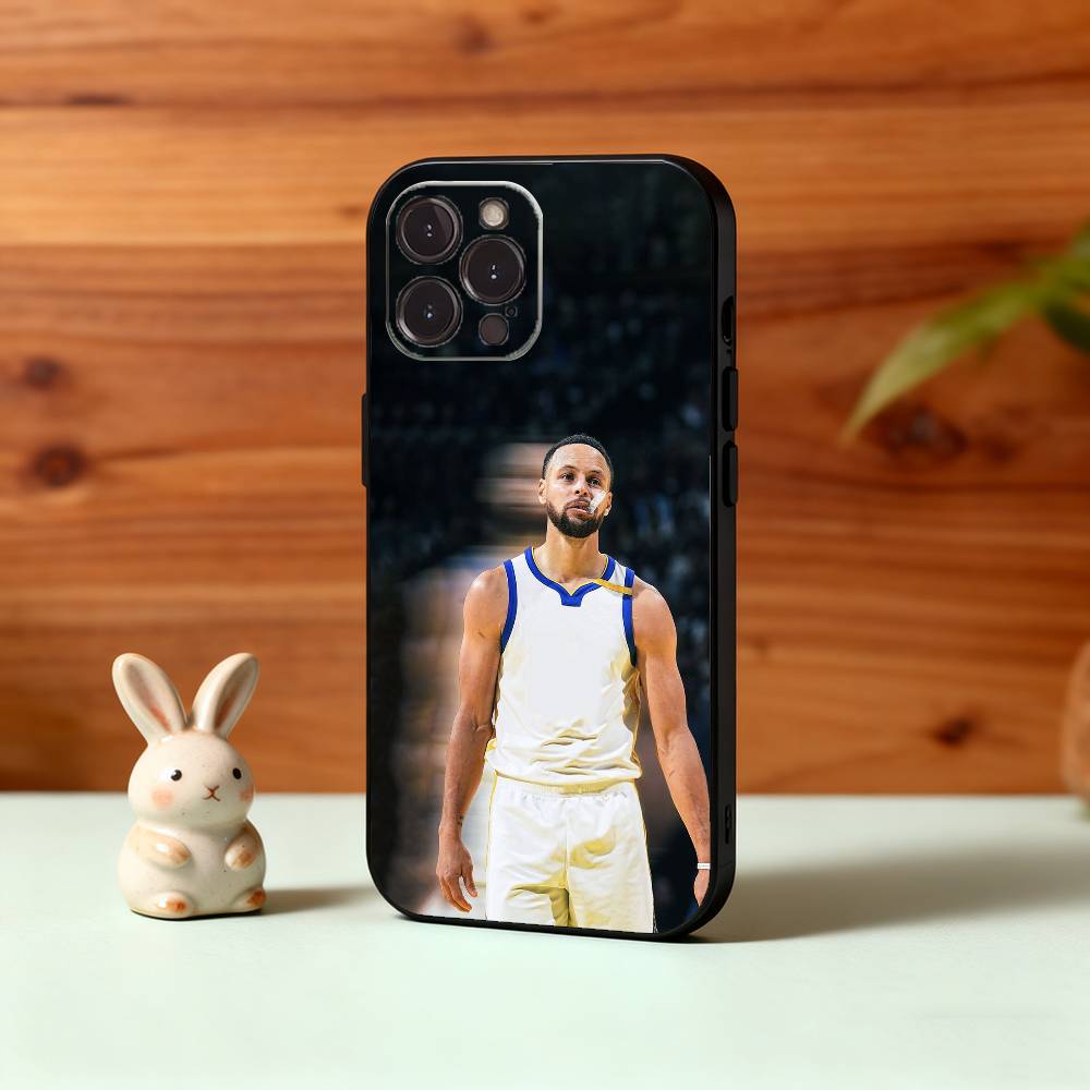 

Sports Star S-Stephen C-Curry Phone Case For iPhone17,16,15,14,13,12Plus,Pro Max,XS,5G Soft Silicone Black Cover iPhone12PRO
