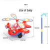 Winnie Elephant Baby Push-Along Airplane Toy