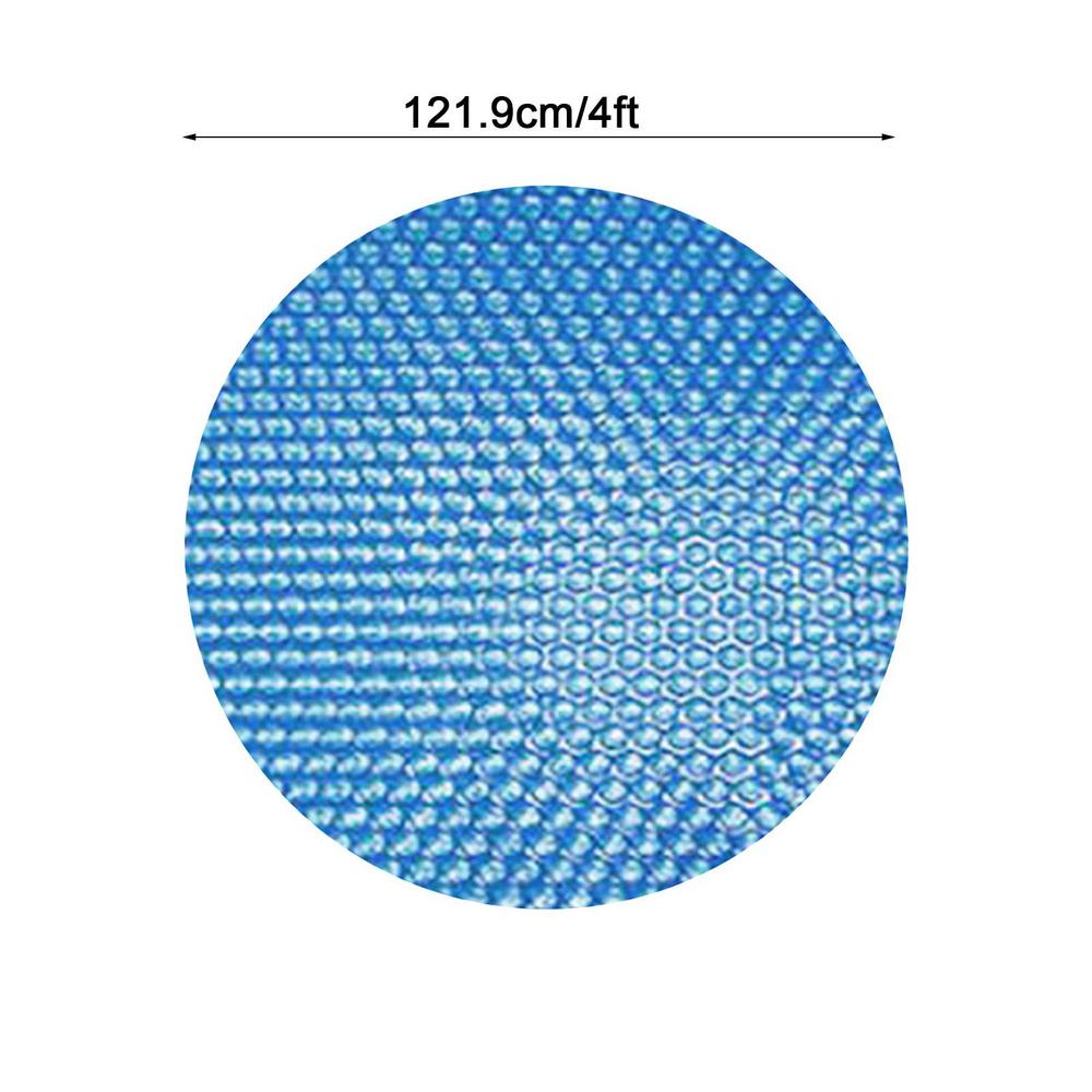 4/5/6/8/10ft Schwimmbad Solarabdeckung Wärmeisolierfolie Rundes Aufstellbecken Staubdichte Schutzabdeckung Whirlpooldecke
