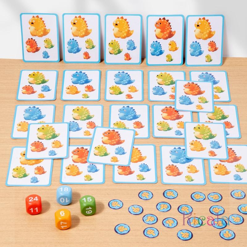 Kid Matching Board Game Montessori Intelligence Toy Number Cognition Thinking Counting Cards Math Parent-child Interactive Gift