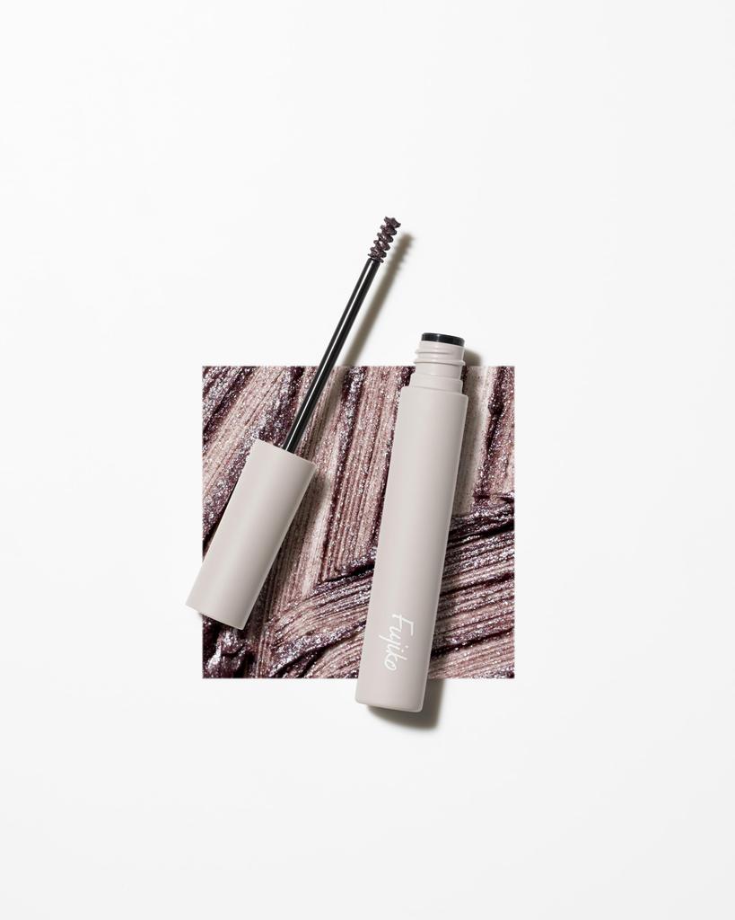 Fujiko Beautiful Mascara 04 Secret Greige Color Mascara Pearl Eye Power Sexy Keeps on Washes off with Hot Water 6.5g Non-fiber