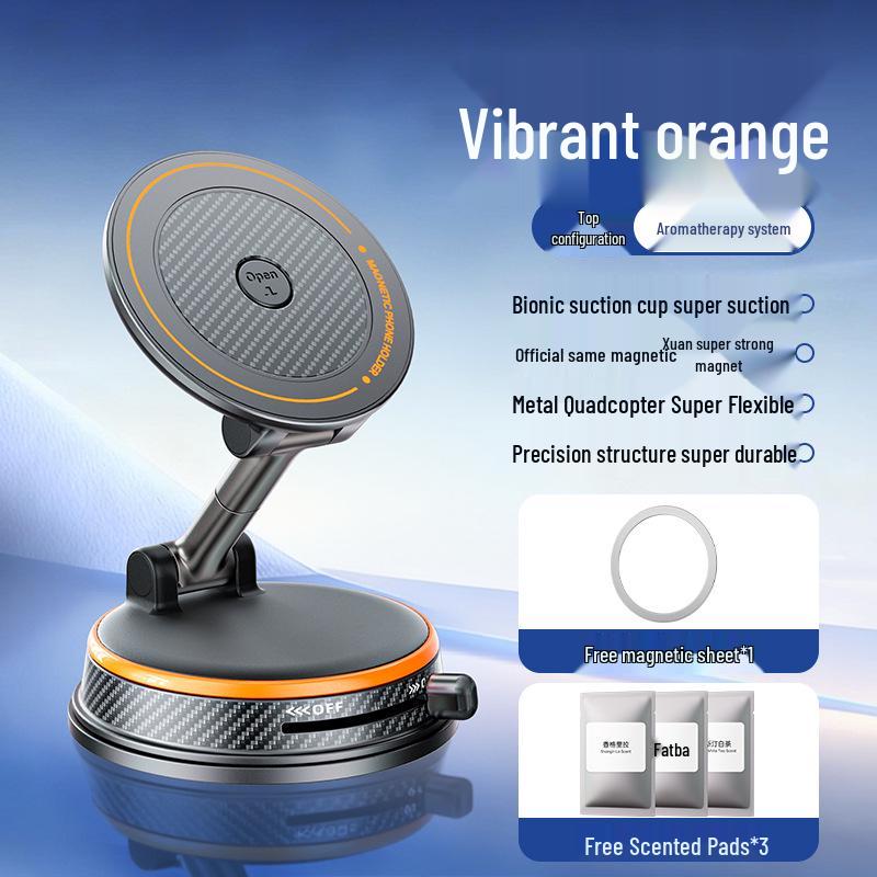 Multifunctional Double-Sided Magnetic Phone Holder for Desktop, Wall, Car, or Mirror Use
