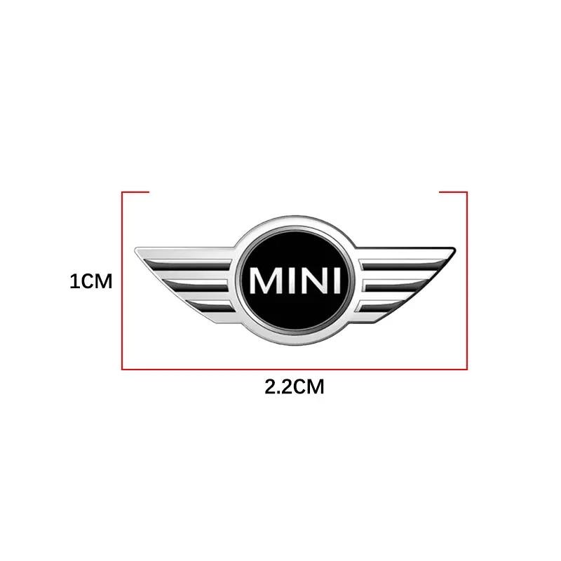 Car Key Emblem Stickers Auto Control Key Logo Accessories For BMW MINI WORKS One Cooper JCW R60 R59 R57 R58 R56 R55 F55 F56