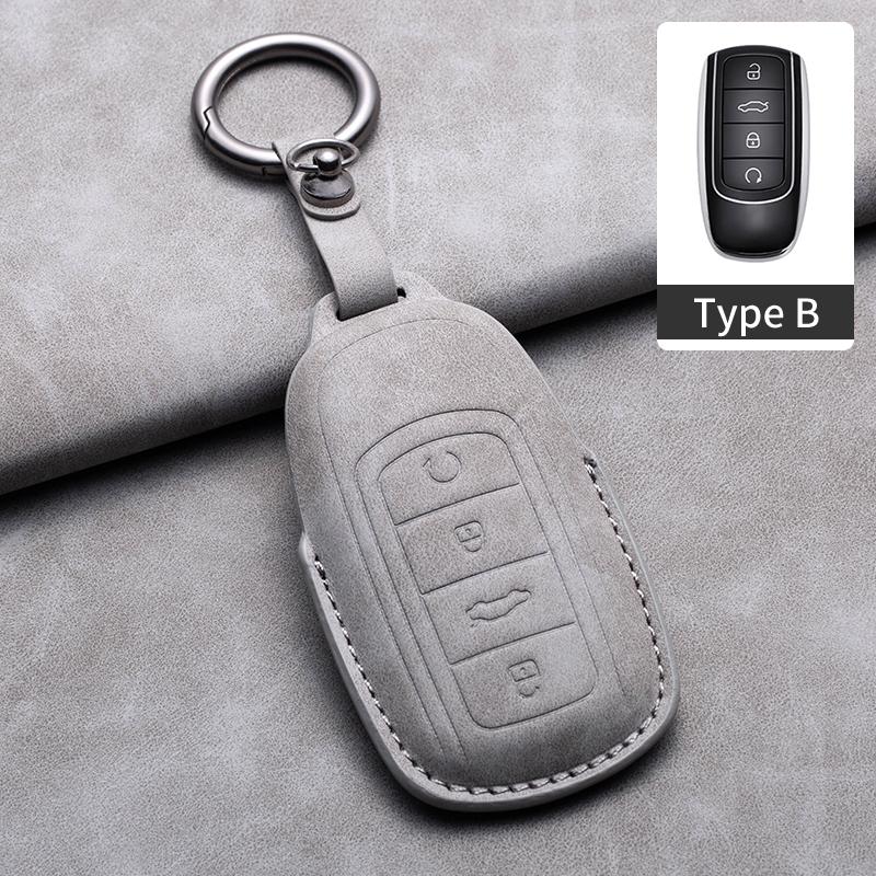 New Sheepskin Car Key Remote Case Cover Shell For Chery Tiggo 4 5X Exeed Txl Tx Lx For Tiggo 7 8 Pro 8 PLUS Arrizo Accessories