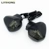 LED Side Turn Signal Light Stale Performance Motorcycle Turn Signal Lights for DL 650 V-strom Convenient tallation